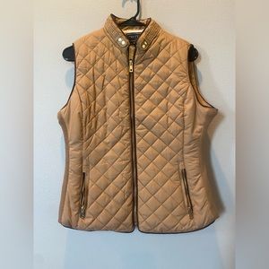 Women’s Large Quilted-Fleeced Lined Vest